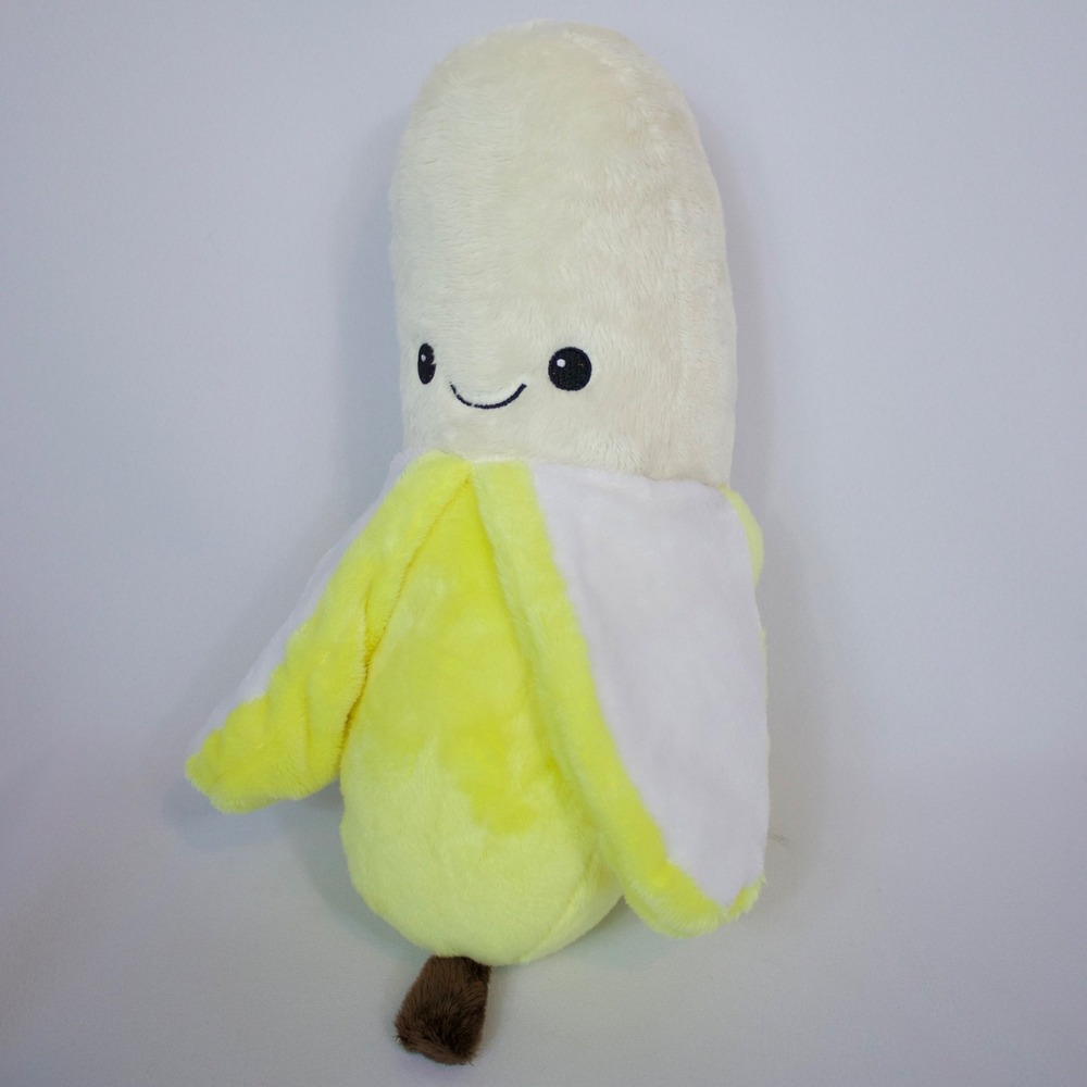 Squishable Comfort Food Banana Plush Stuffed Smiling‎ Fruit 2020 14"